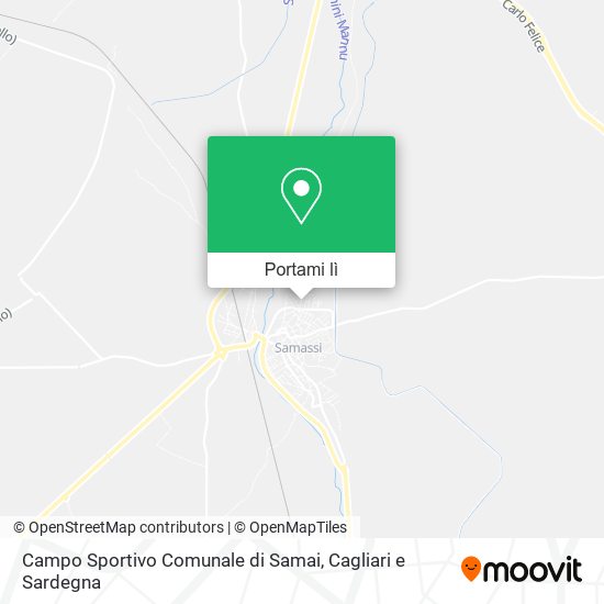 Mappa Campo Sportivo Comunale di Samai