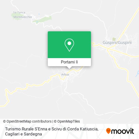 Mappa Turismo Rurale S'Enna e Scivu di Corda Katiuscia
