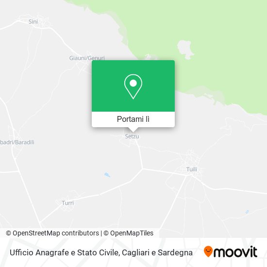 Mappa Ufficio Anagrafe e Stato Civile
