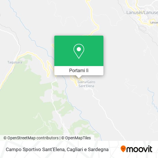 Mappa Campo Sportivo Sant'Elena