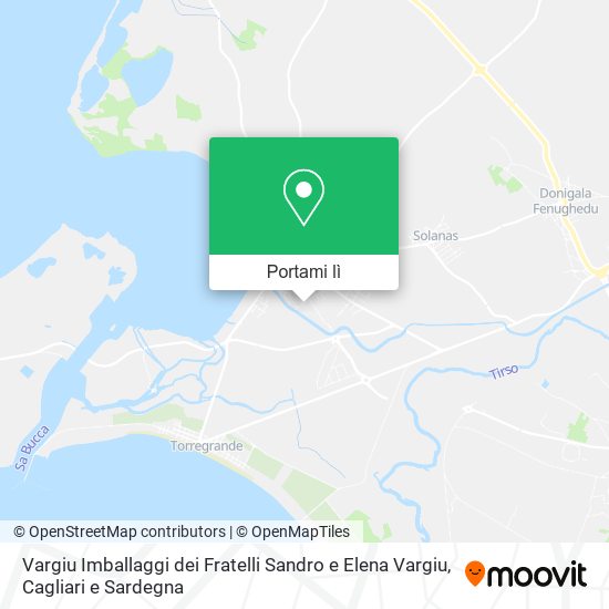Mappa Vargiu Imballaggi dei Fratelli Sandro e Elena Vargiu