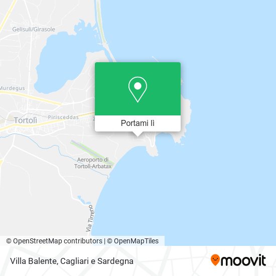 Mappa Villa Balente