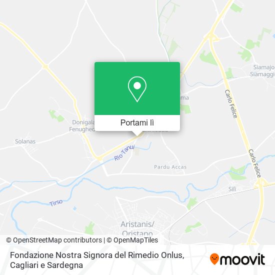 Mappa Fondazione Nostra Signora del Rimedio Onlus