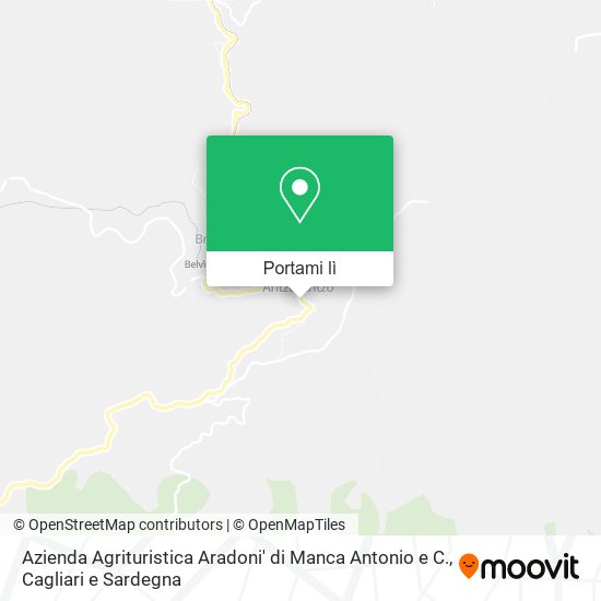 Mappa Azienda Agrituristica Aradoni' di Manca Antonio e C.