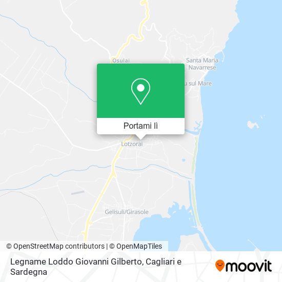 Mappa Legname Loddo Giovanni Gilberto