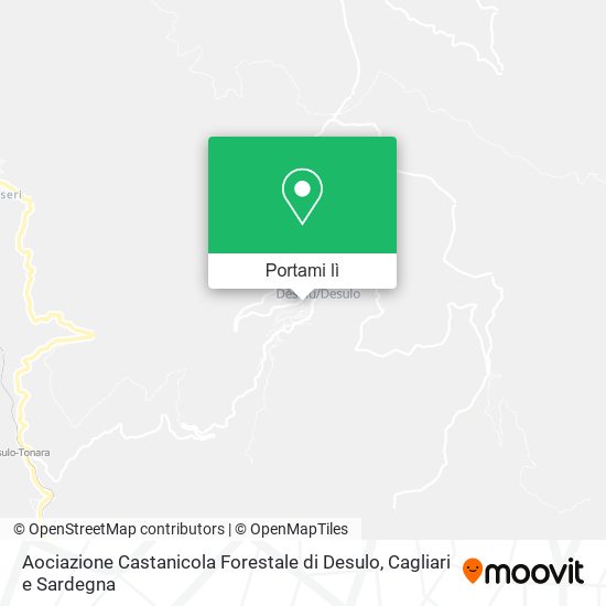 Mappa Aociazione Castanicola Forestale di Desulo