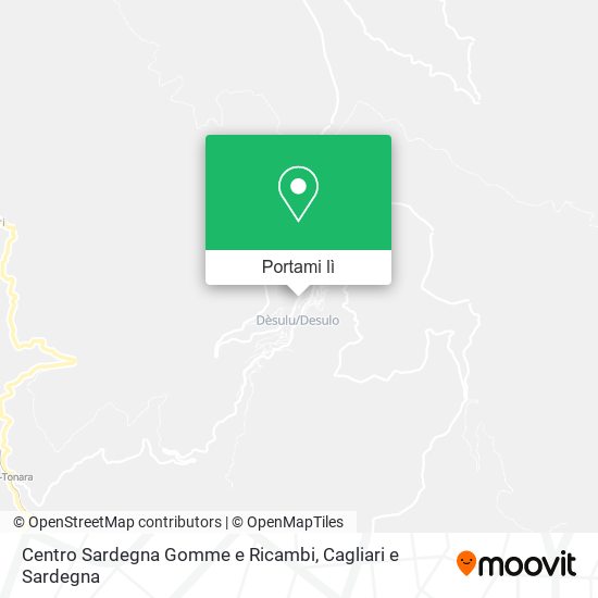 Mappa Centro Sardegna Gomme e Ricambi