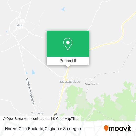 Mappa Harem Club Bauladu
