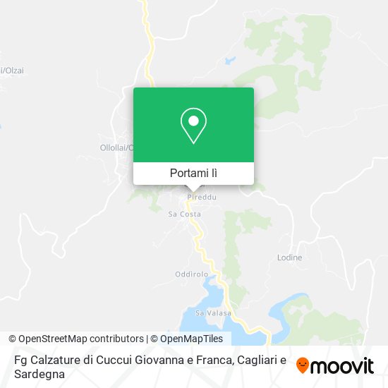 Mappa Fg Calzature di Cuccui Giovanna e Franca
