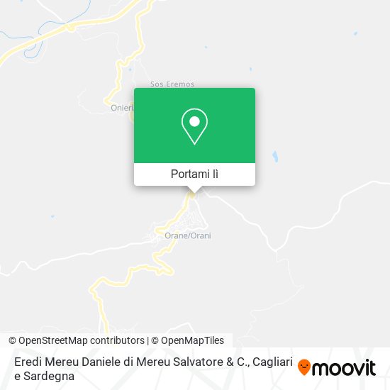 Mappa Eredi Mereu Daniele di Mereu Salvatore & C.