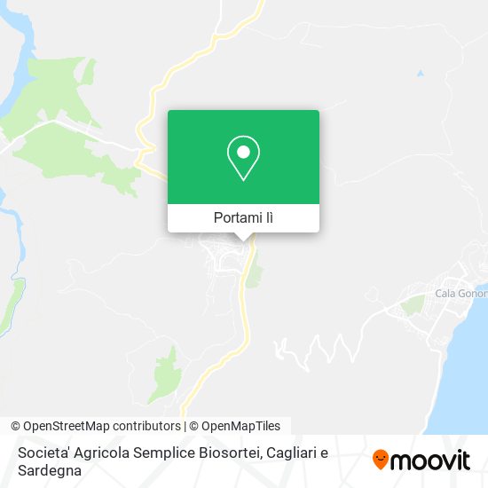 Mappa Societa' Agricola Semplice Biosortei