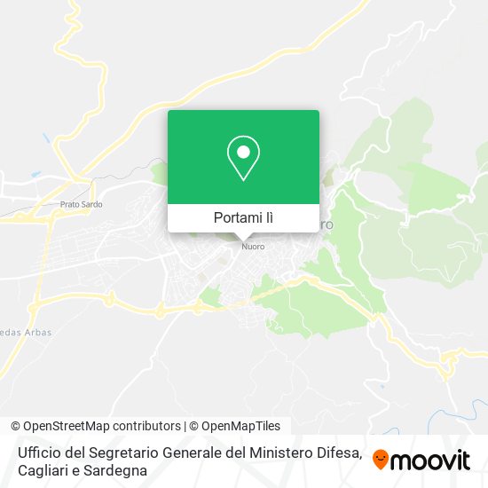Mappa Ufficio del Segretario Generale del Ministero Difesa