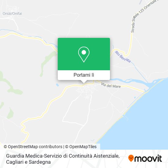 Mappa Guardia Medica-Servizio di Continuità Aistenziale