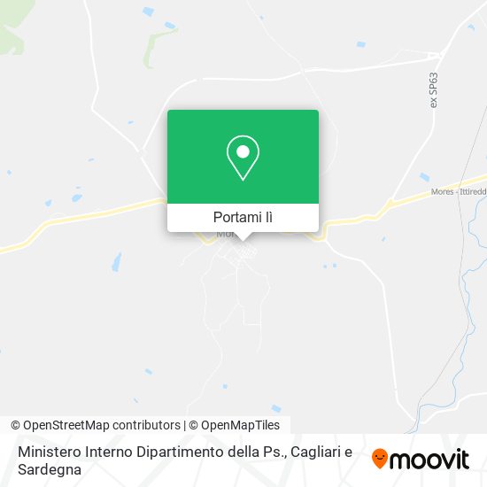 Mappa Ministero Interno Dipartimento della Ps.