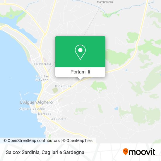 Mappa Salcox Sardinia