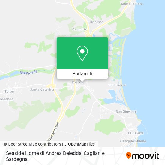 Mappa Seaside Home di Andrea Deledda