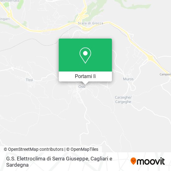 Mappa G.S. Elettroclima di Serra Giuseppe