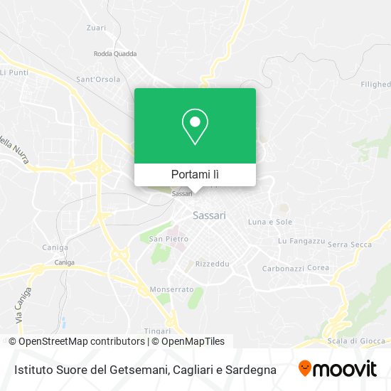 Mappa Istituto Suore del Getsemani