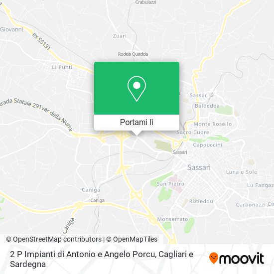 Mappa 2 P Impianti di Antonio e Angelo Porcu