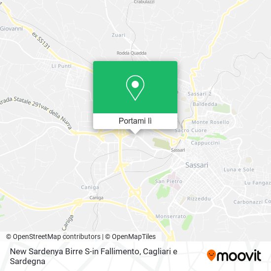 Mappa New Sardenya Birre S-in Fallimento