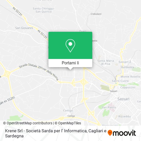 Mappa Krene Srl - Società Sarda per l' Informatica