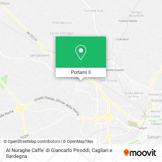 Mappa Al Nuraghe Caffe' di Giancarlo Piroddi