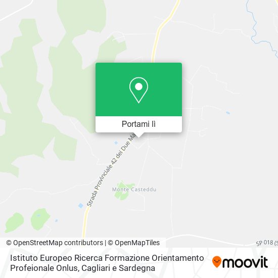 Mappa Istituto Europeo Ricerca Formazione Orientamento Profeionale Onlus