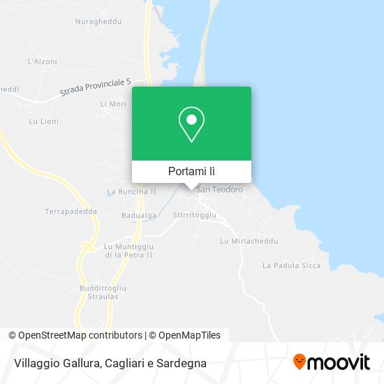 Mappa Villaggio Gallura