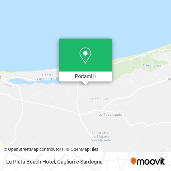 Mappa La Plata Beach Hotel