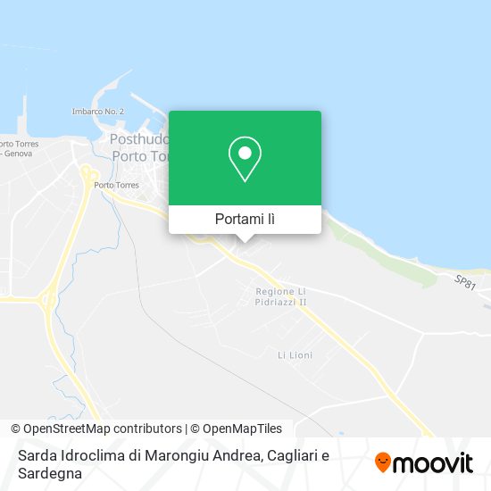 Mappa Sarda Idroclima di Marongiu Andrea
