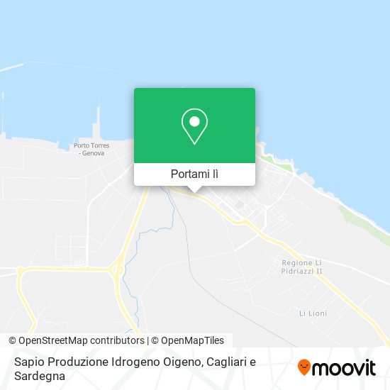 Mappa Sapio Produzione Idrogeno Oigeno