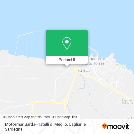 Mappa Motormar Sarda-Fratelli di Meglio