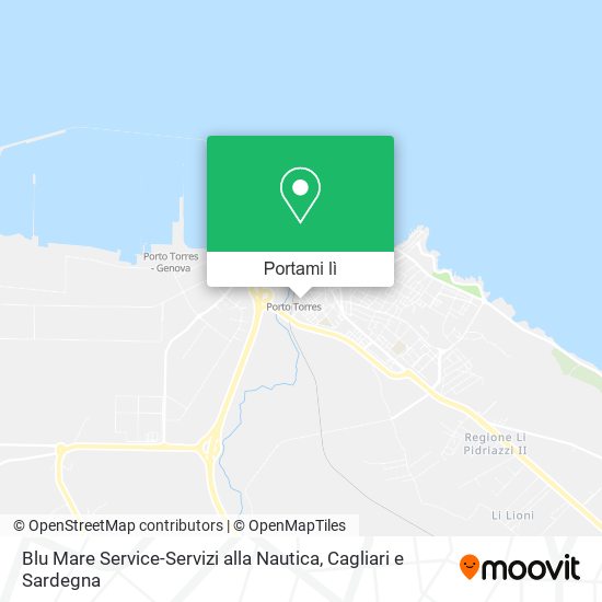 Mappa Blu Mare Service-Servizi alla Nautica
