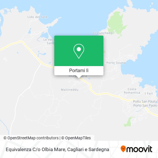 Mappa Equivalenza C/o Olbia Mare