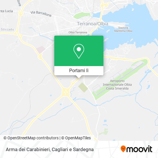 Mappa Arma dei Carabinieri