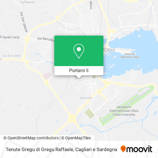 Mappa Tenute Gregu di Gregu Raffaele
