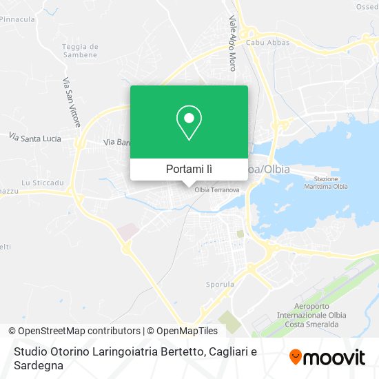 Mappa Studio Otorino Laringoiatria Bertetto