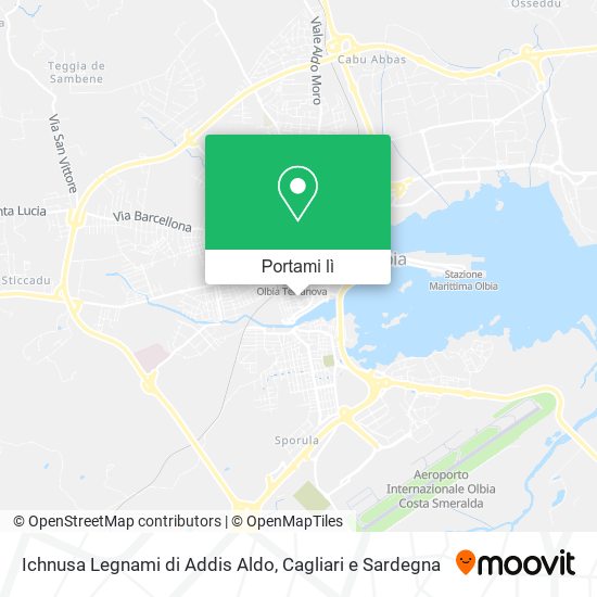Mappa Ichnusa Legnami di Addis Aldo