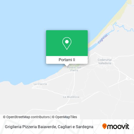 Mappa Griglieria Pizzeria Baiaverde