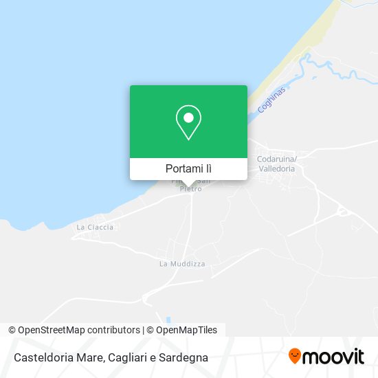 Mappa Casteldoria Mare