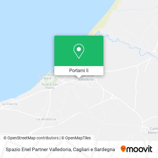 Mappa Spazio Enel Partner Valledoria