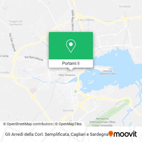 Mappa Gli Arredi della Corl. Semplificata