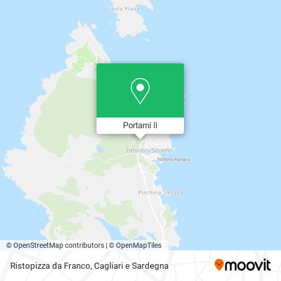 Mappa Ristopizza da Franco