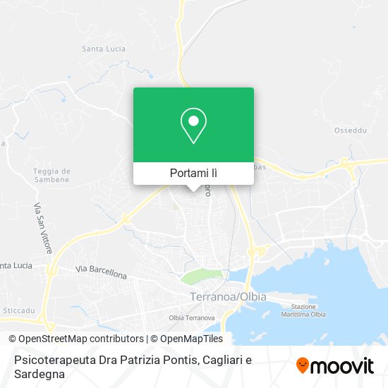 Mappa Psicoterapeuta Dra Patrizia Pontis