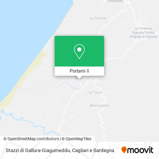 Mappa Stazzi di Gallura-Giagumeddu