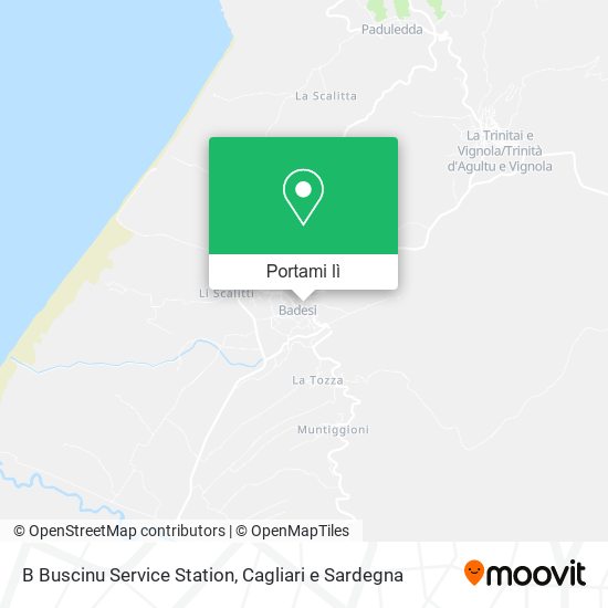 Mappa B Buscinu Service Station