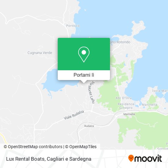 Mappa Lux Rental Boats