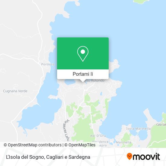 Mappa L'Isola del Sogno
