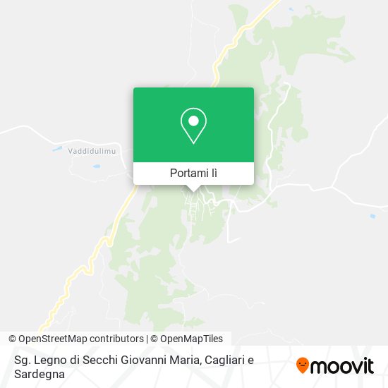 Mappa Sg. Legno di Secchi Giovanni Maria