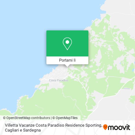 Mappa Villetta Vacanze Costa Paradiso Residence Sporting